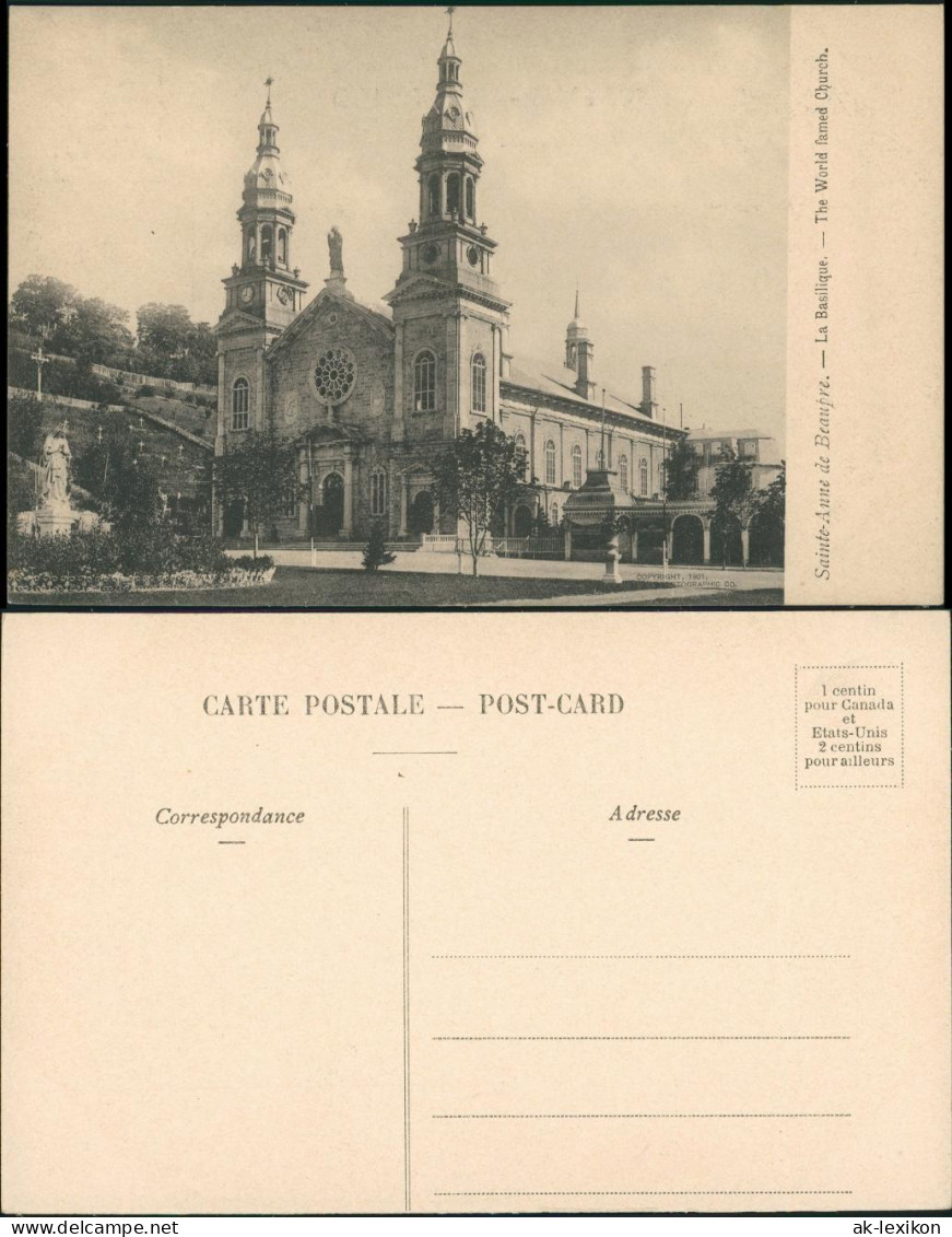 Sainte-Anne-de-Beaupré La Basilique - The World Famed Church, Kirche 1910 - Other & Unclassified