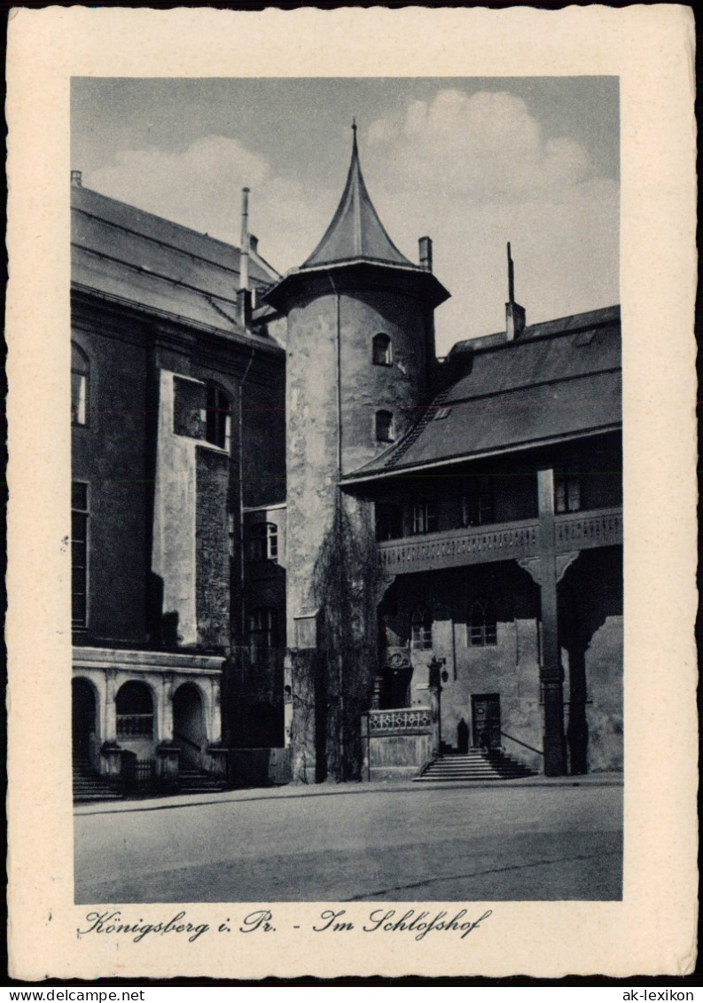 Königsberg (Ostpreußen) Калининград Schloßhof, Ostpreußen 1940 Gel. Feldpost WK2 - Ostpreussen