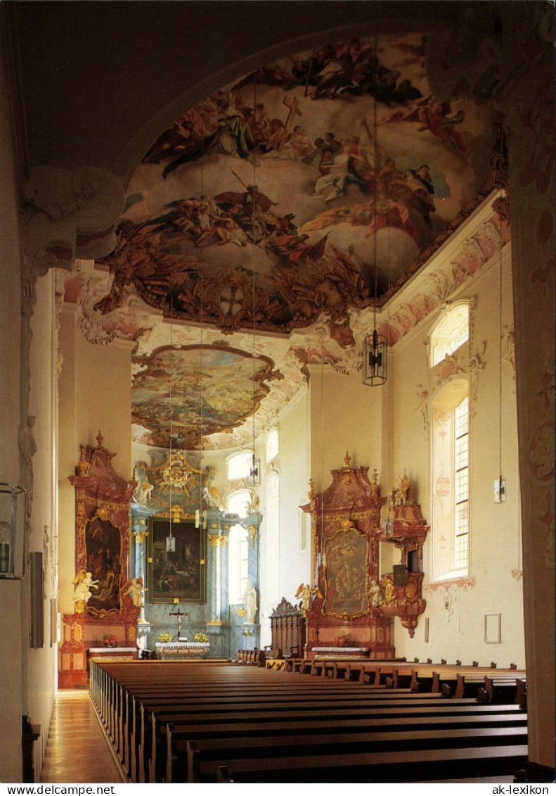 Bad Mergentheim Evang. Schloßkirche, Innenansicht Altar 1985 - Bad Mergentheim