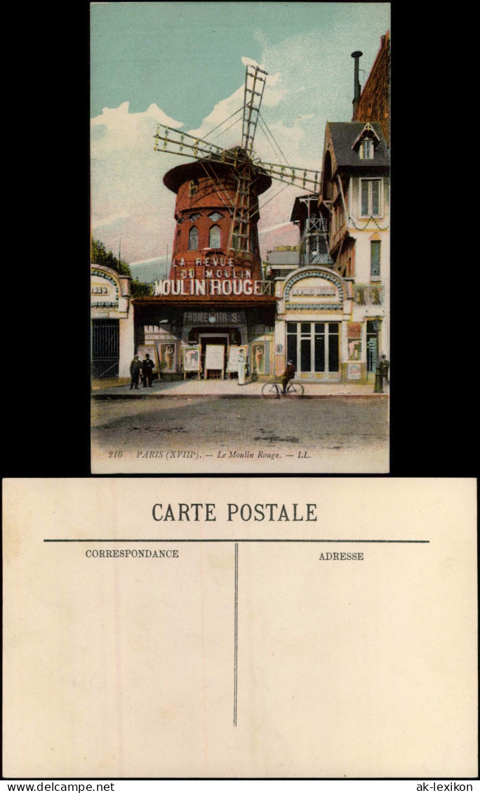 CPA Paris Moulin Rouge 1918 - Autres & Non Classés