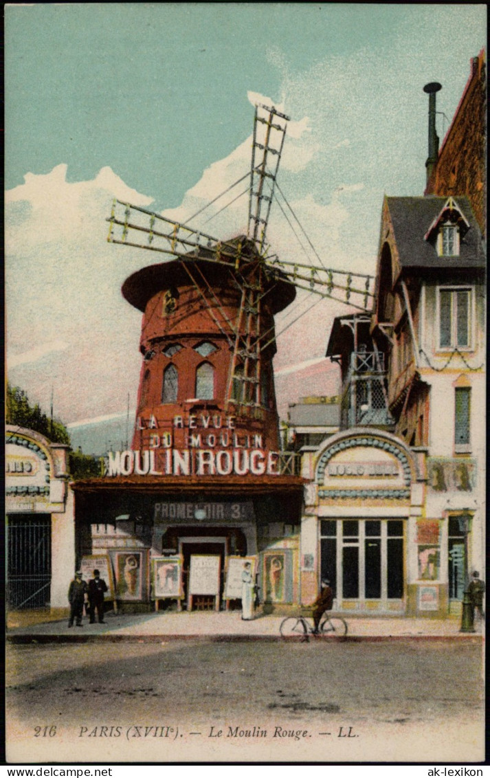 CPA Paris Moulin Rouge 1918 - Autres & Non Classés