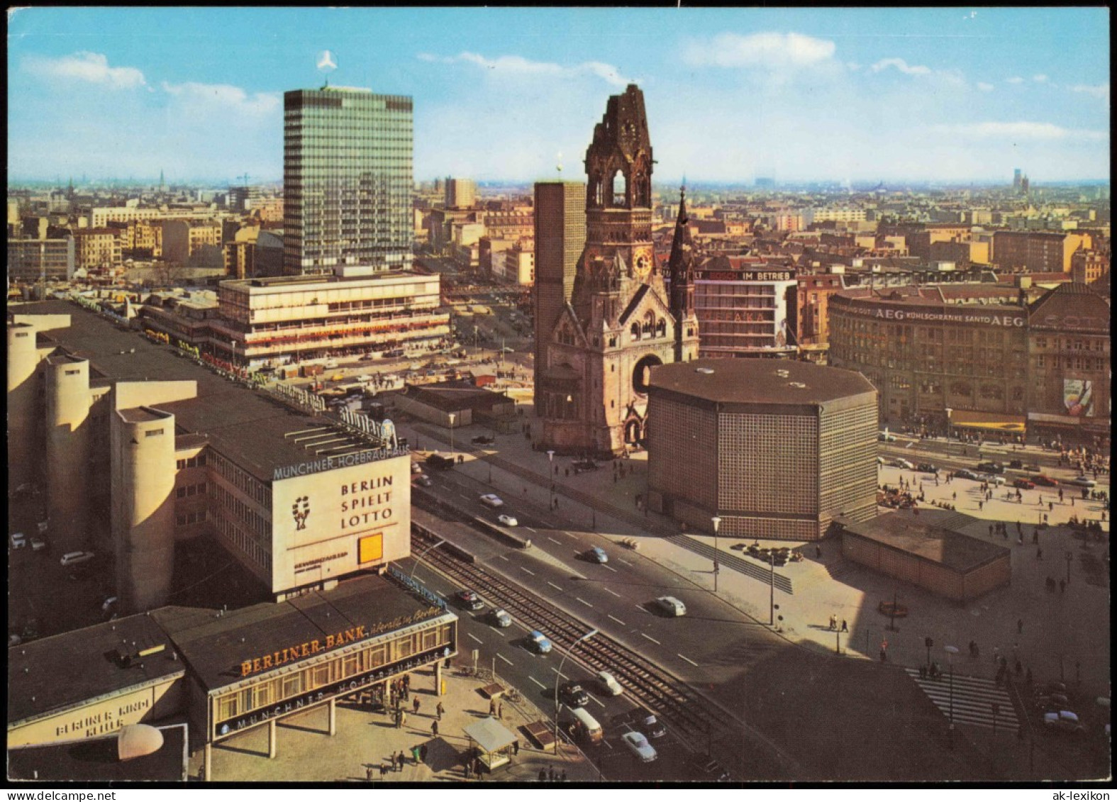 Charlottenburg-Berlin Kaiser-Wilhelm-Gedächtniskirche Und Europa-Center 1975 - Charlottenburg