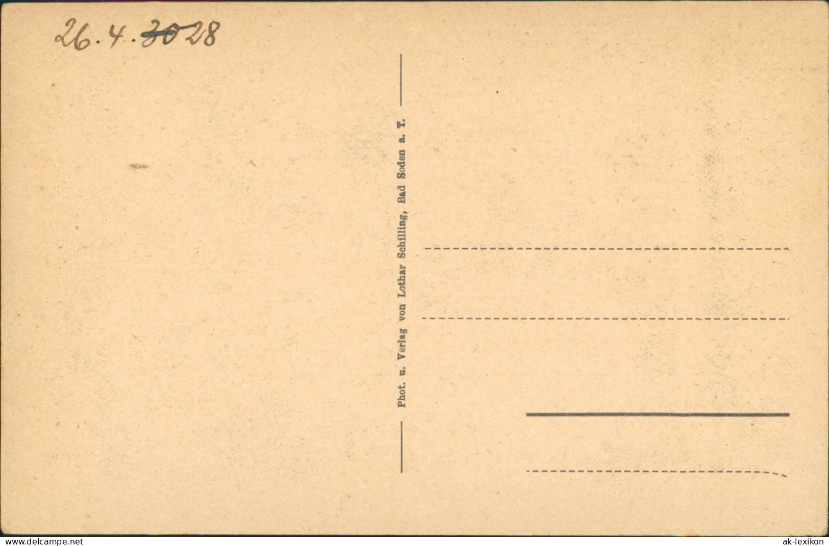 Ansichtskarte  Sodener Wald, Baum, Bäume, Waldweg 1930 - Other & Unclassified