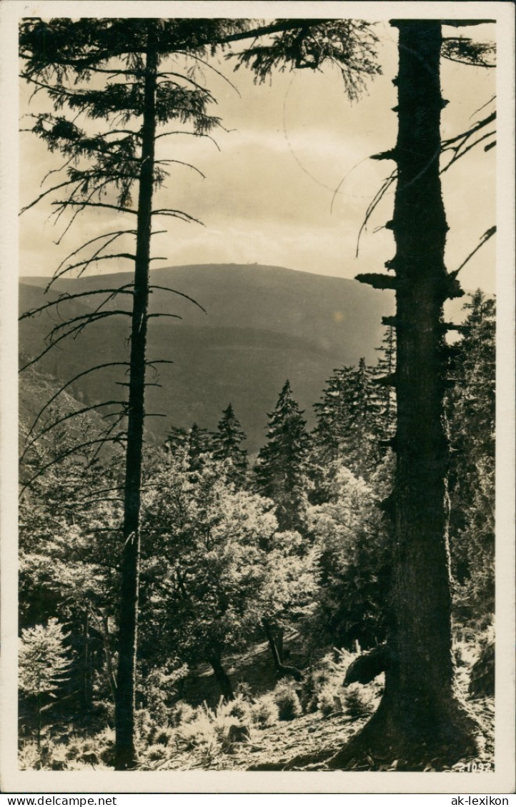 Ansichtskarte Ilsenburg (Harz) Brocken-Blick Vom Meineberg Aus Gesehen 1938 - Autres & Non Classés