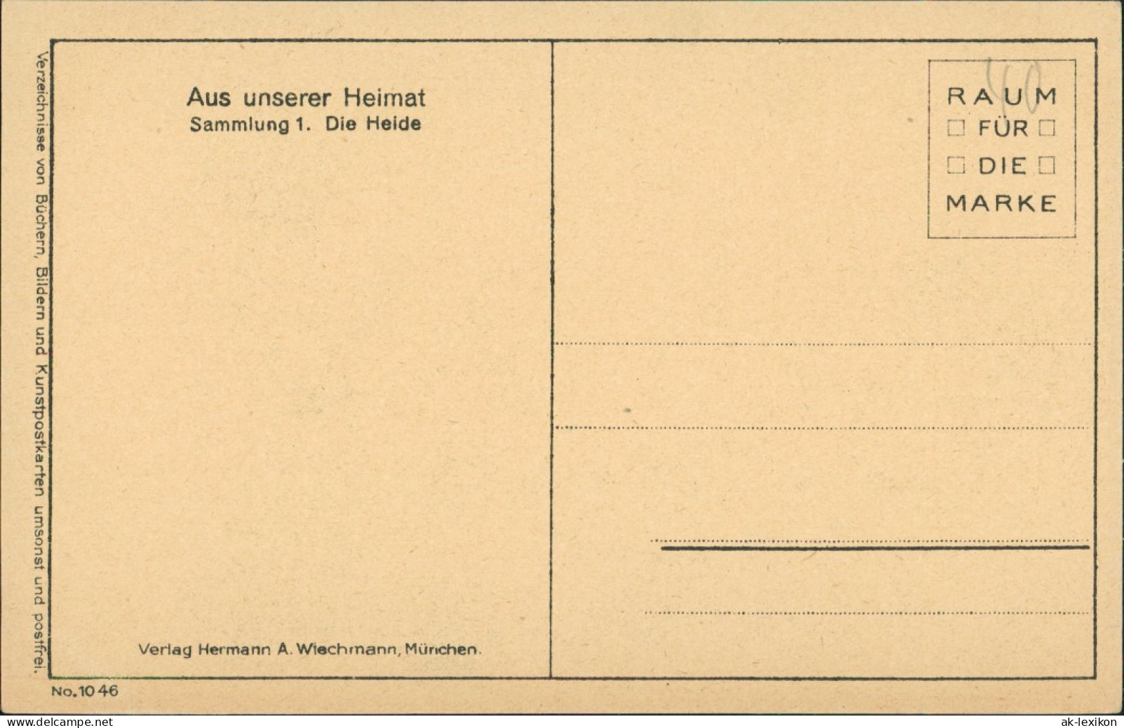 Ansichtskarte  "Die Alte Mühle", Heimat-Serie "Die Heide" 1920 - Non Classificati