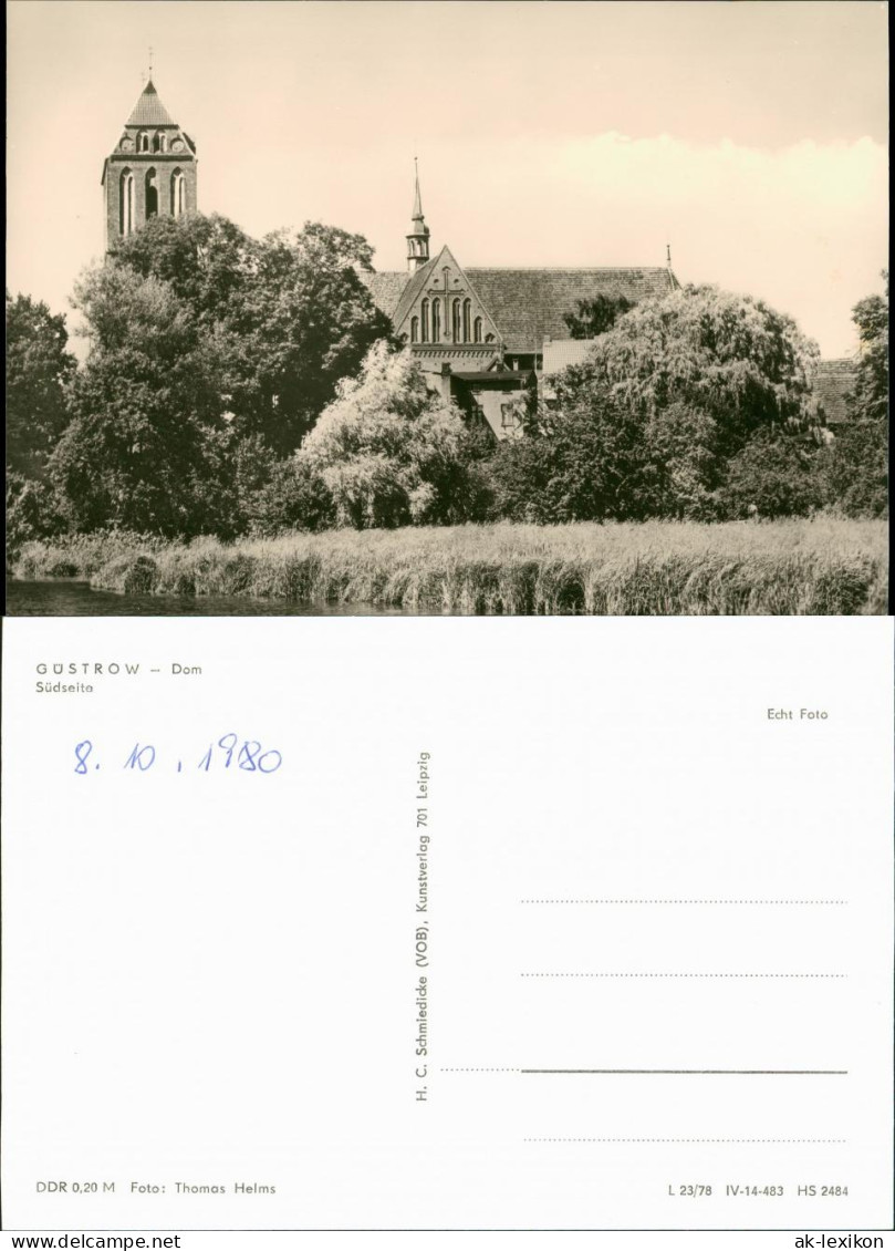 Ansichtskarte Güstrow Dom - Südseite 1978 - Guestrow