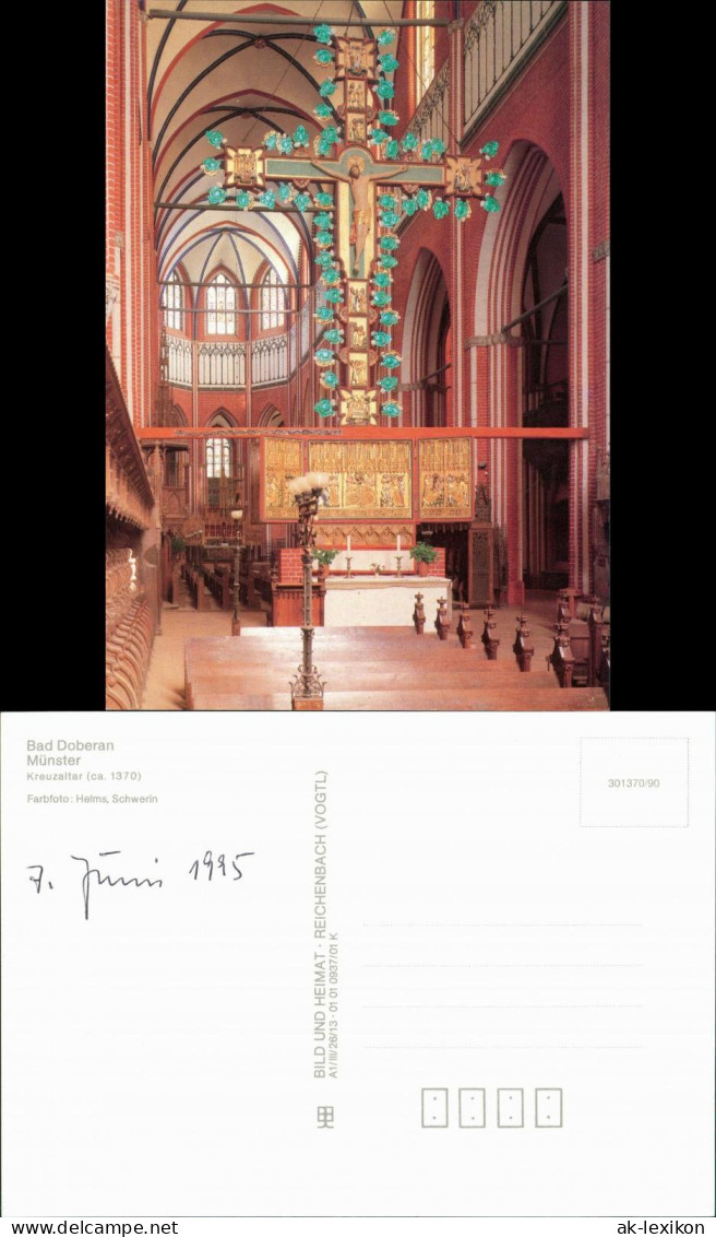 Bad Doberan Münster - Innenansicht - Kreuzaltar (ca. 1370) 1988/1990 - Bad Doberan