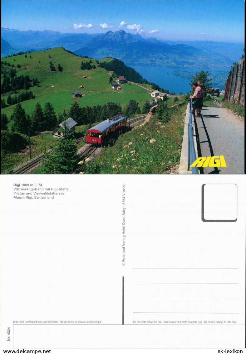 Ansichtskarte Vitznau Vitznau-Rigi-Bahn 1994 - Autres & Non Classés