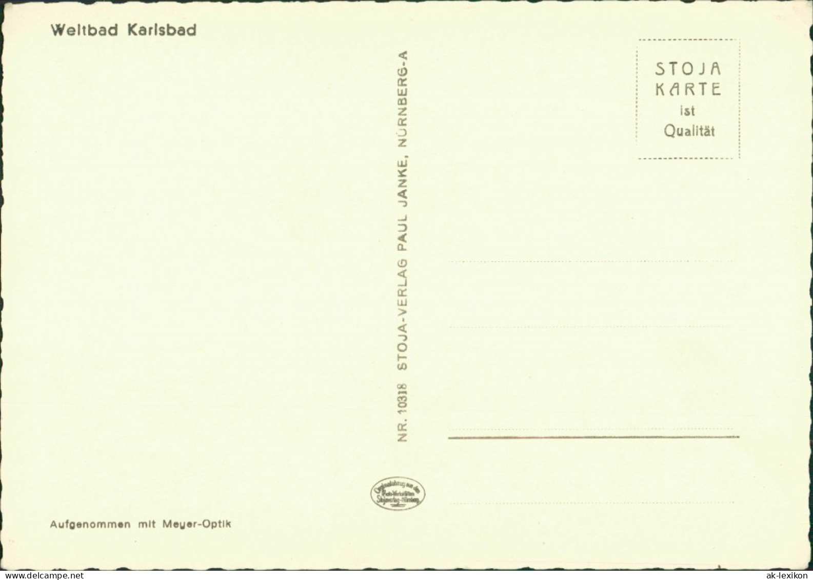 Postcard Karlsbad Karlovy Vary Blick Auf Die Stadt 1930 - Tschechische Republik