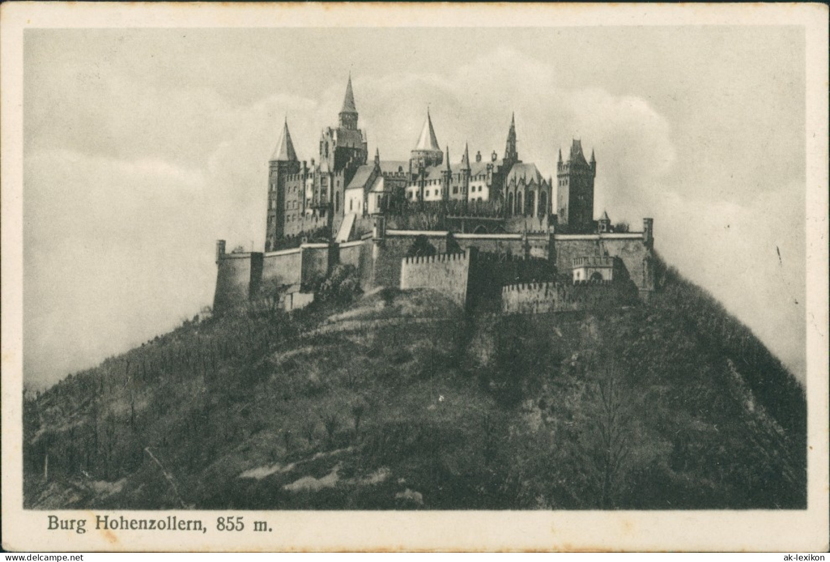 Ansichtskarte Hechingen Gesamtansicht Der Burg, Castle, 855 Meter Hoch 1920 - Hechingen
