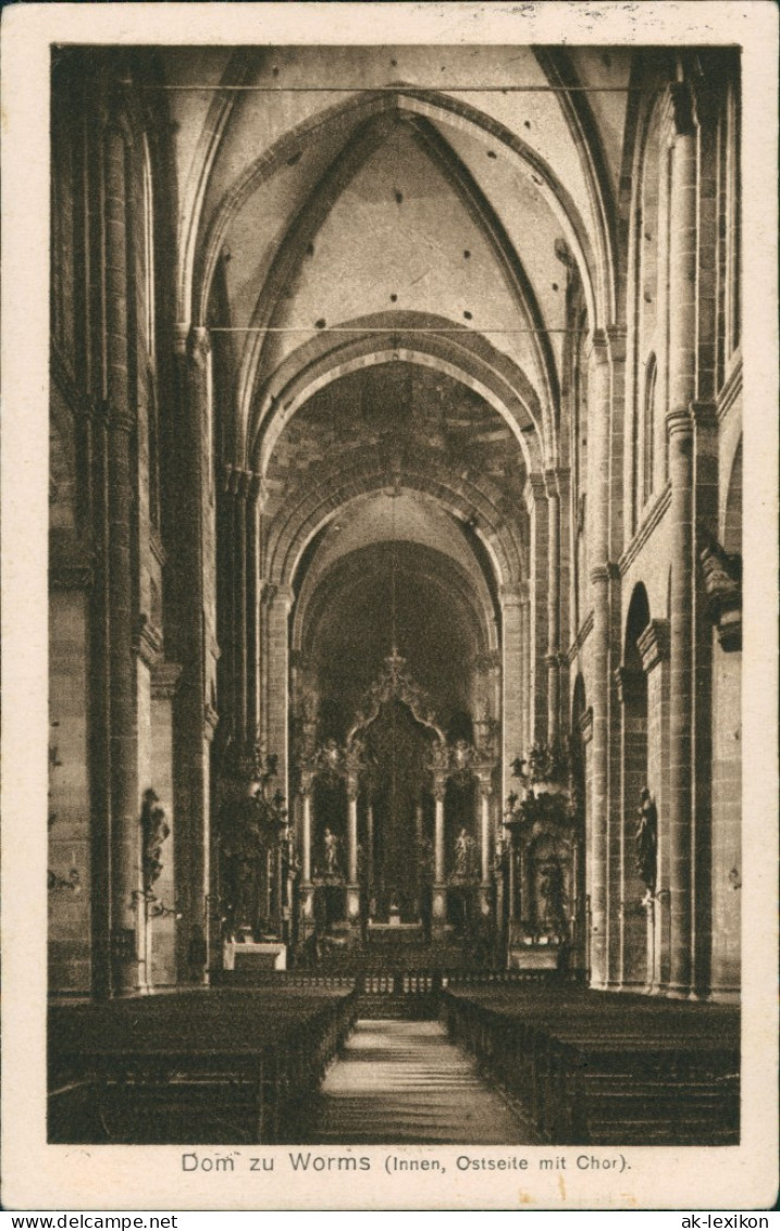 Ansichtskarte Worms Dom St. Peter - Innen 1926 - Worms