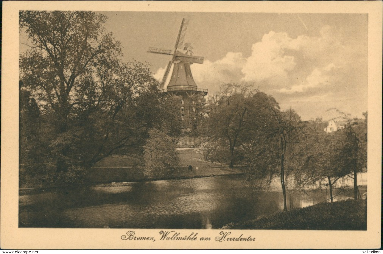 Ansichtskarte Bremen Wallmühle, Mühle Am Heerdentor 1925 - Bremen