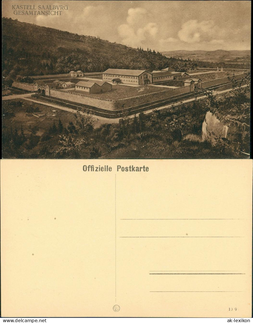 Bad Homburg Vor Der Höhe Römer - Kastell Saalburg, Gesamtansicht,  1920 - Bad Homburg