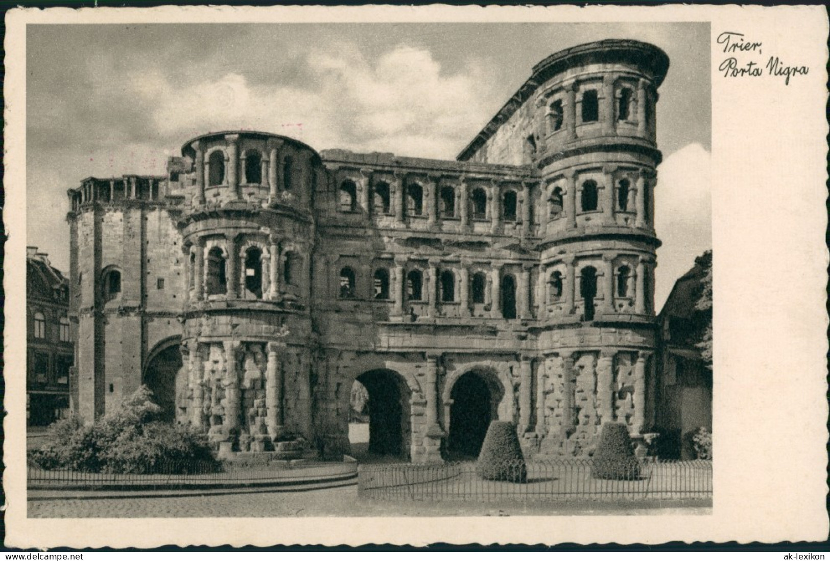 Trier Porta Nigra, Römisches Stadttor, AK Mit Nachgebühr-Stempel 1935 - Trier