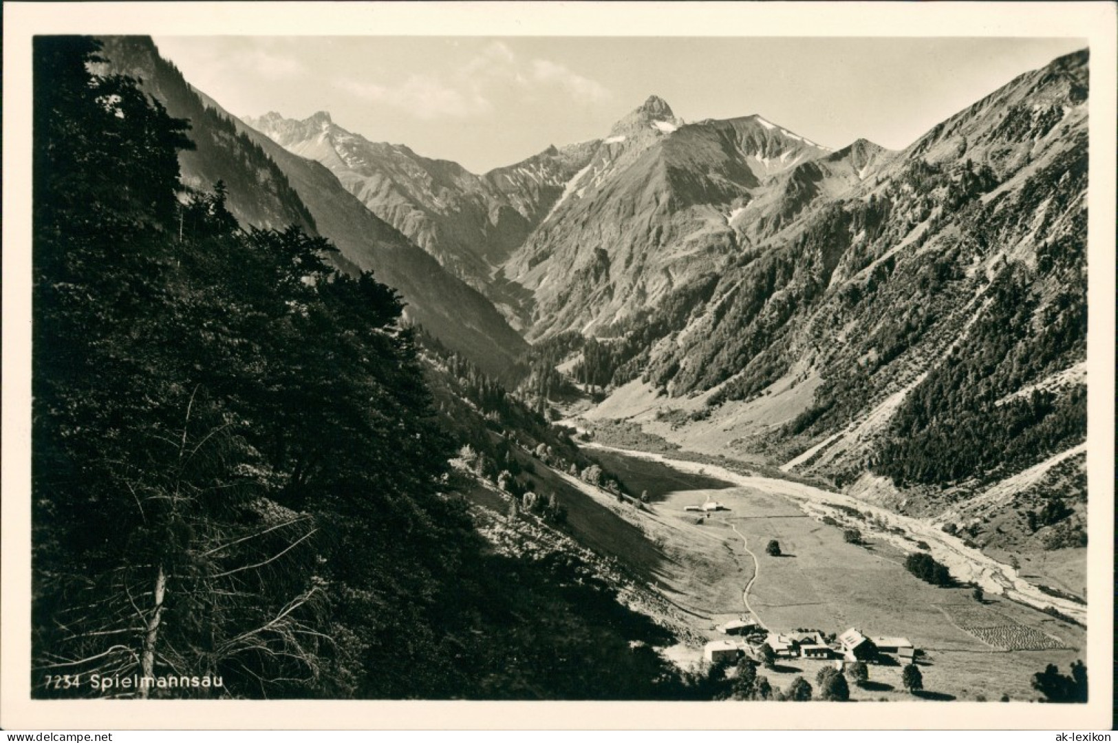 Spielmannsau-Oberstdorf (Allgäu) Allgäu, Spielmannsau 1094 Meter 1940 - Oberstdorf