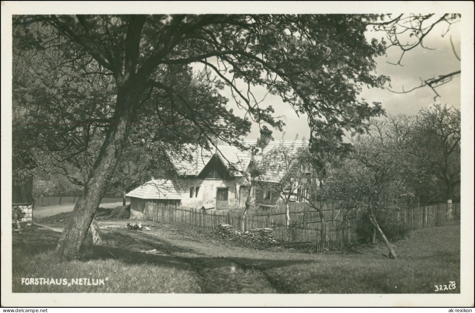 Postcard Trebnitz Třebenice Waldwirtschaft Netluk - Garten 1934 - Tschechische Republik