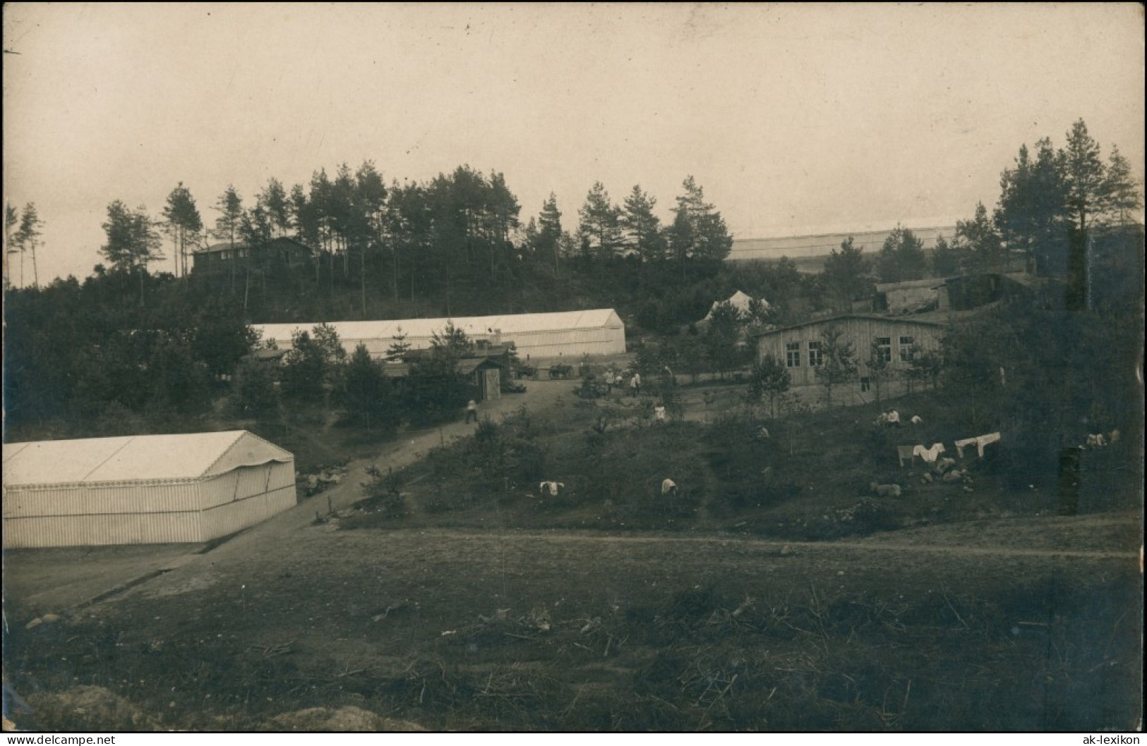 Seehöhe-Johannisburg Cierzpięty (Orzysz) Pisz Jańsbork Zeltlager Militär 1915 - Ostpreussen