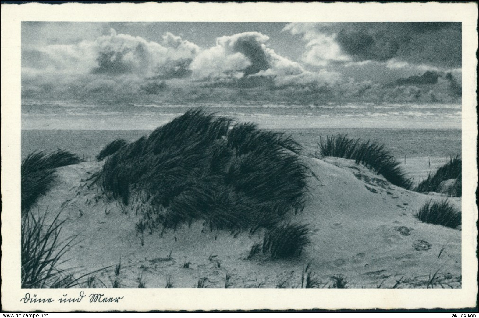 Postcard Henkenhagen Ustronie Morskie Stranddüne - Stimmungsbild 1928 - Pommern