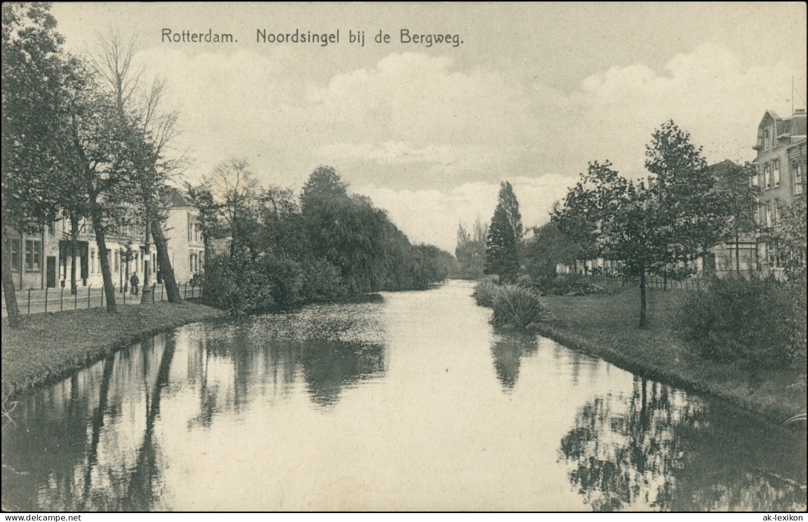Postkaart Rotterdam Rotterdam Noordsingel Bij De Bergweg 1913 - Rotterdam