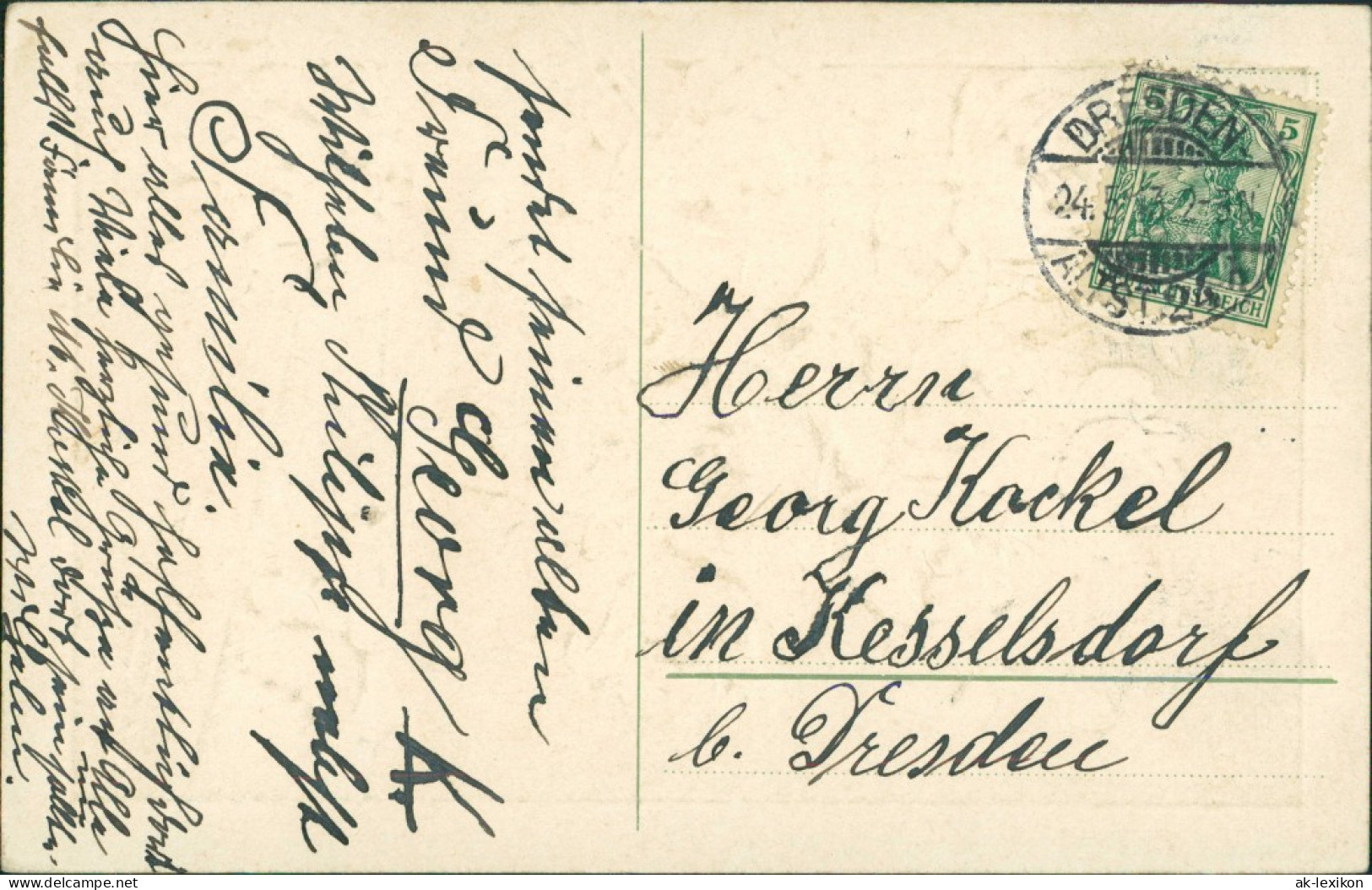 Ansichtskarte  Rosenstrauss - Geburtstag - Gold 1909 Prägekarte - Birthday
