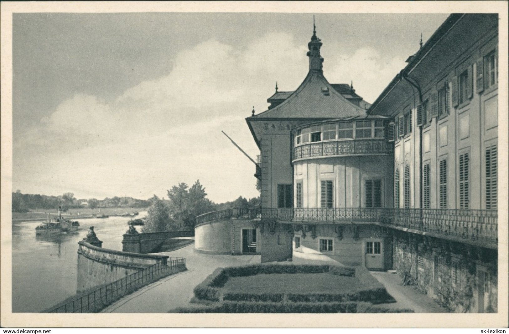 Ansichtskarte Pillnitz Schloss Pillnitz - Elbseite 1930 - Pillnitz