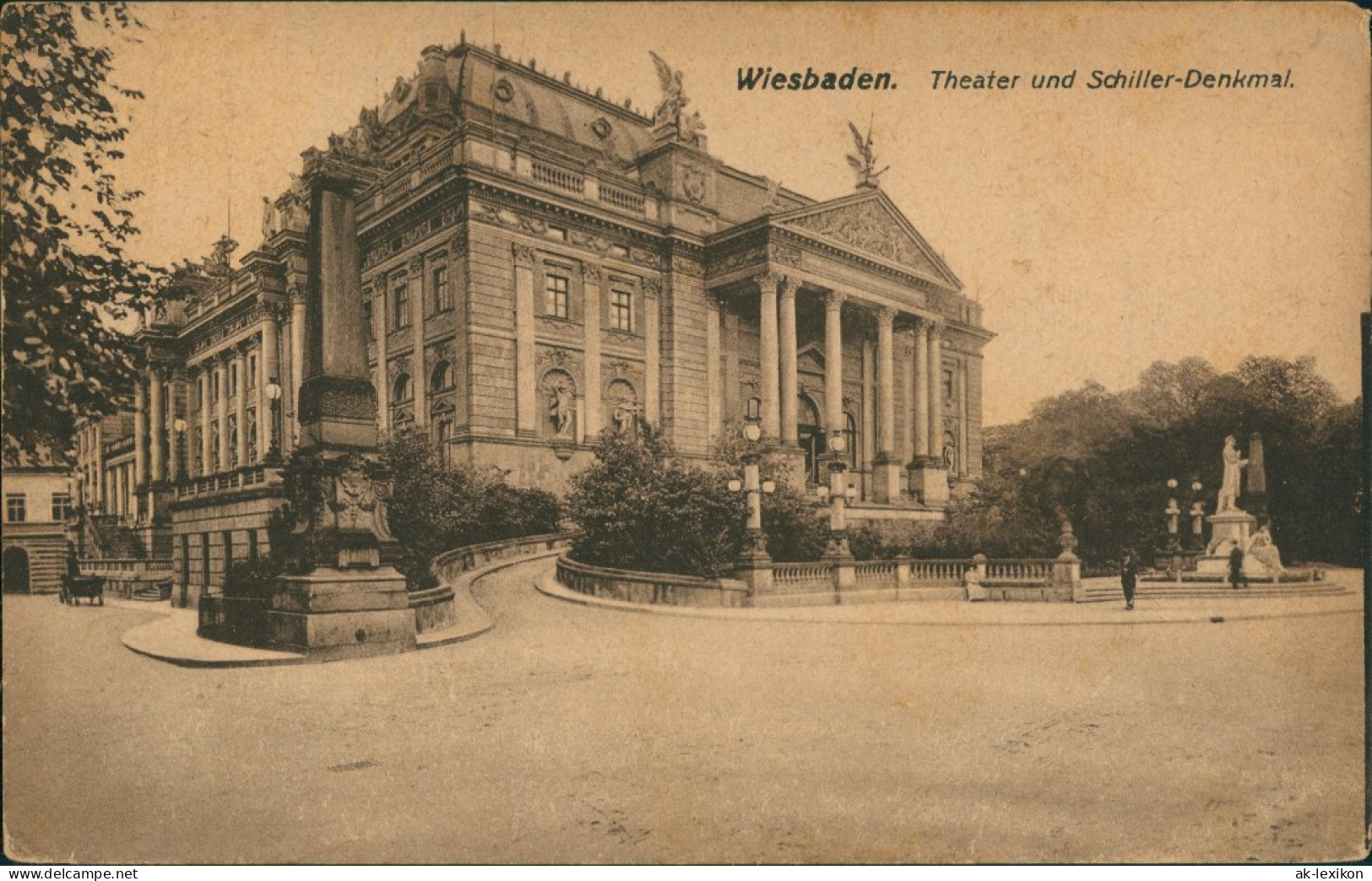 Wiesbaden Hessisches Staatstheater (königliches Hoftheater) 1923 - Wiesbaden