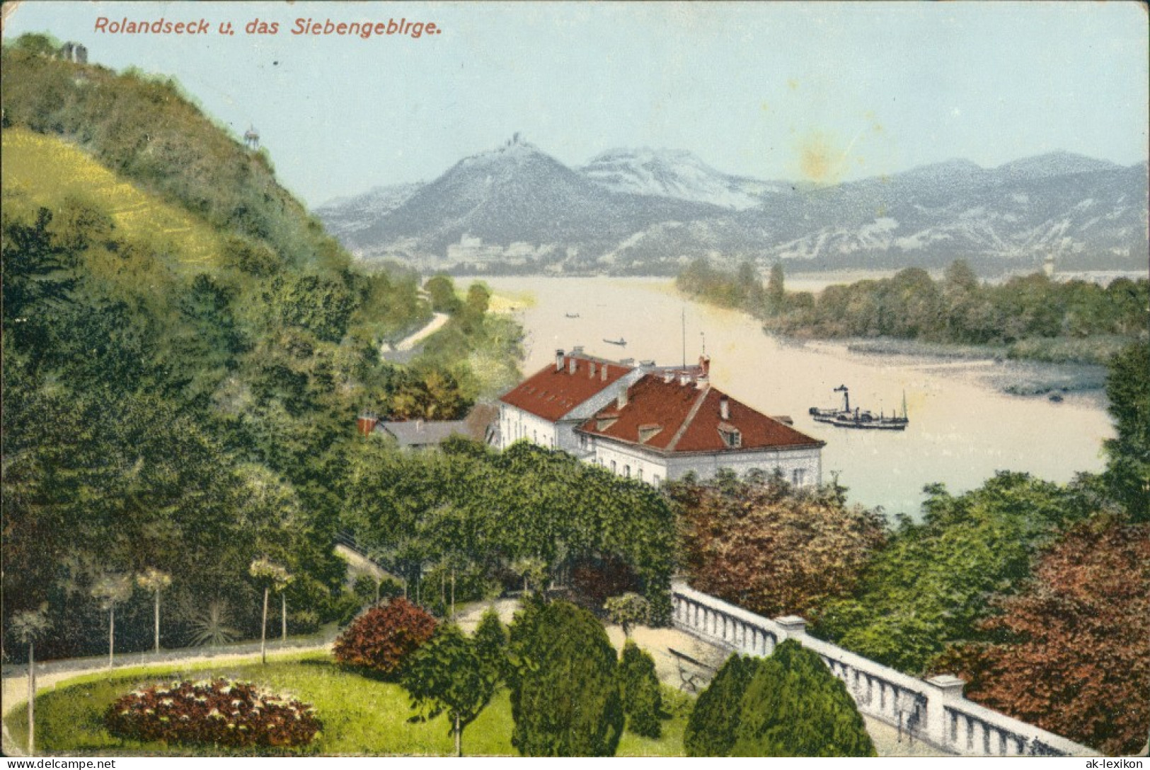 Ansichtskarte Rolandseck-Remagen Stadtpartie 1913 - Remagen