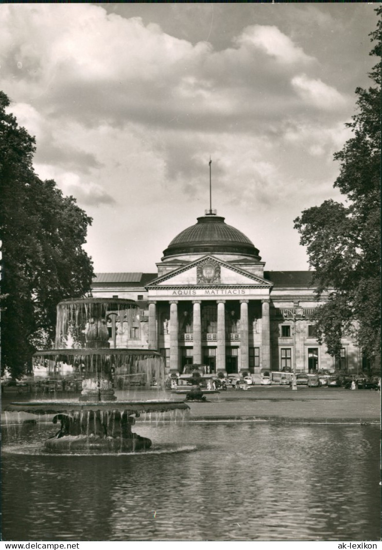 Ansichtskarte Wiesbaden Partie Am Kurhaus 1965 - Wiesbaden