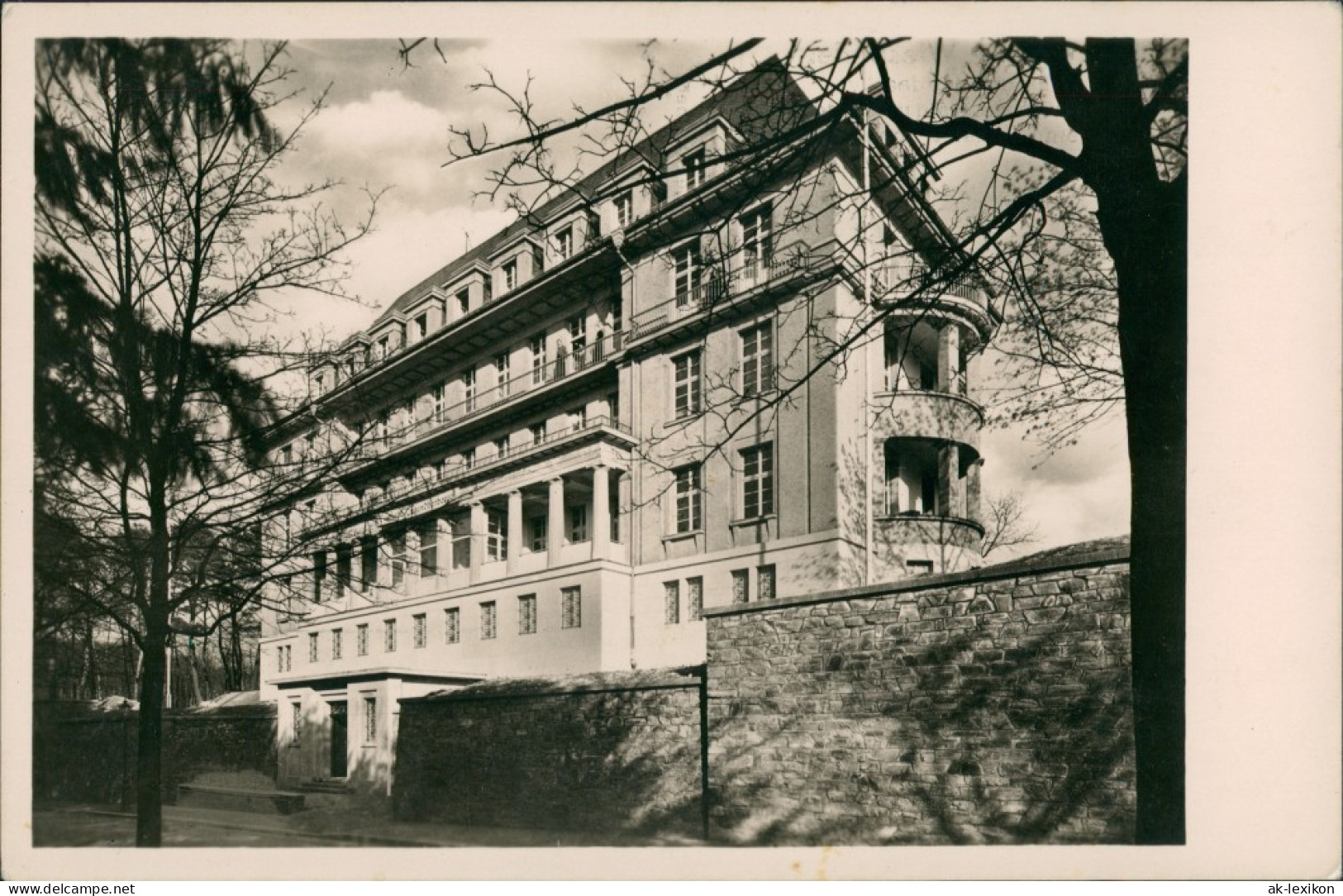 Ansichtskarte Wiesbaden Jugendherberge, Gebäude-Ansicht 1950 - Wiesbaden