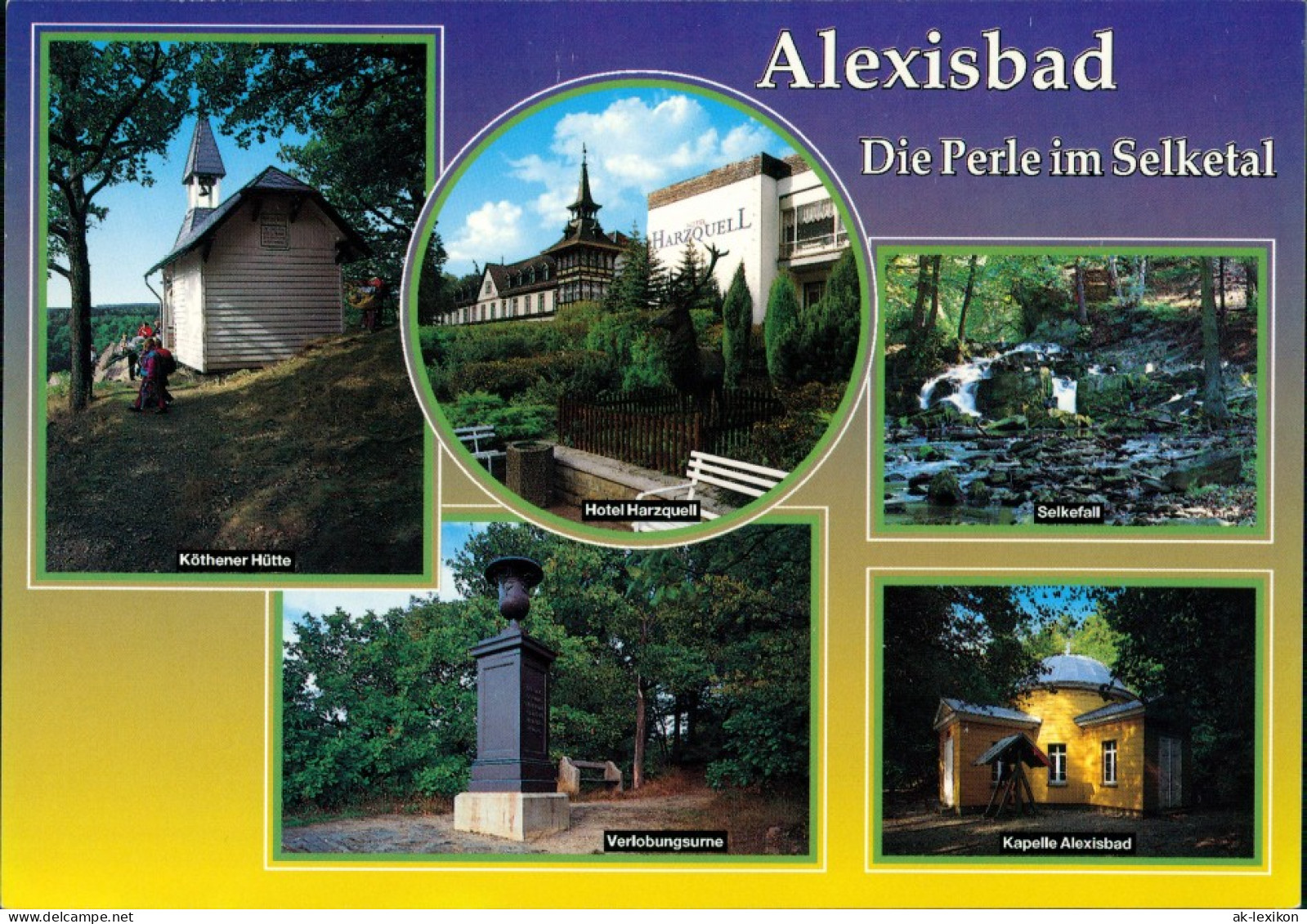 Alexisbad-Harzgerode Mehrbild-AK Perle Im Selketal Mit Hotel,  Uvm. 1996 - Autres & Non Classés