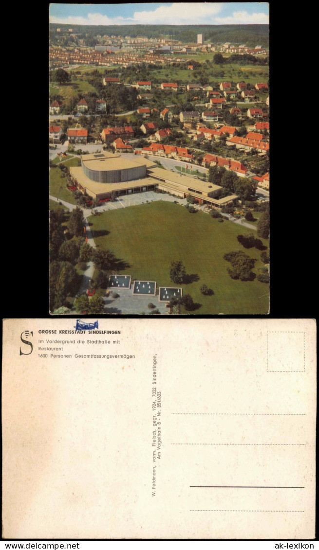 Ansichtskarte Sindelfingen Panorama-Ansicht 1970 - Sindelfingen