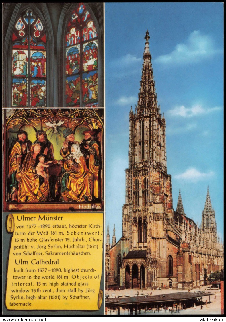 Ansichtskarte Ulm A. D. Donau Ulmer Münster 3 Bild Chronikkarte 1993 - Ulm