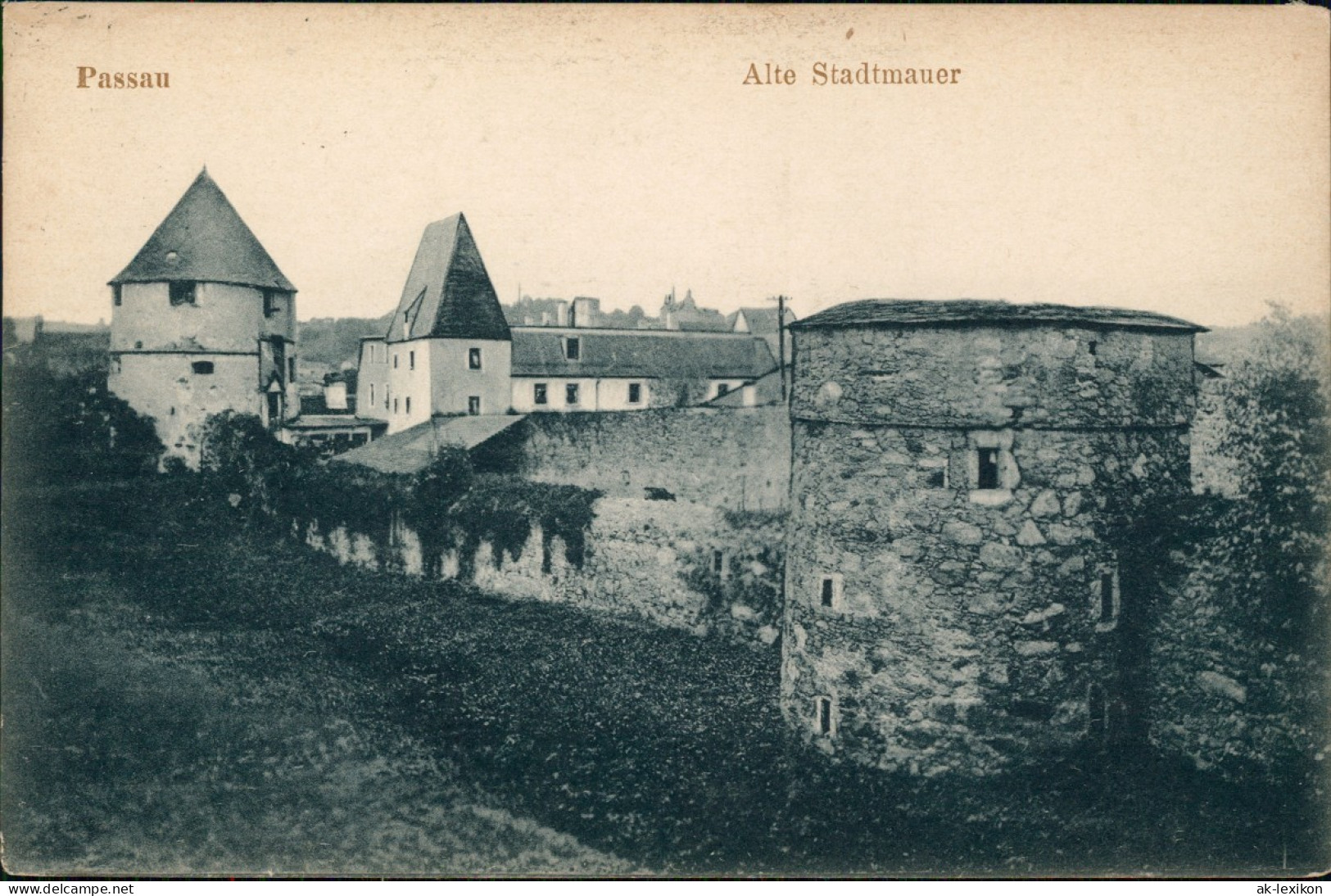Ansichtskarte Passau Alte Stadtmauer 1916 - Passau