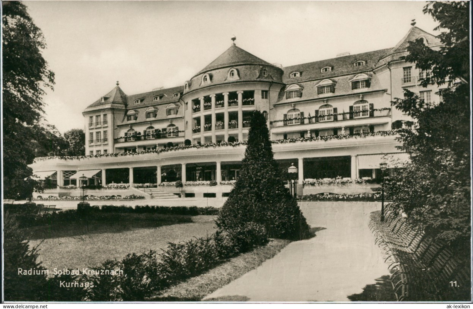 Ansichtskarte Bad Kreuznach Kurhaus - Fotokarte 1928 - Bad Kreuznach