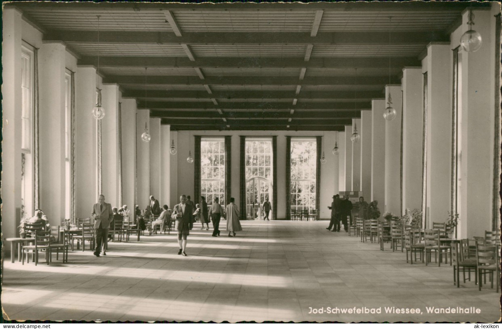 Ansichtskarte Bad Wiessee Wandelhalle 1956 - Bad Wiessee