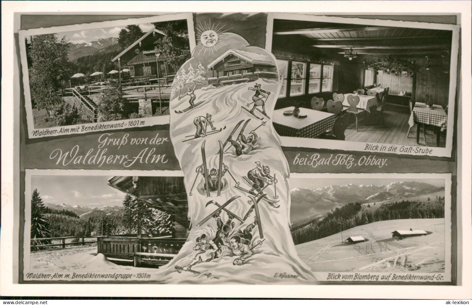 Ansichtskarte Bad Tölz Mehrbild Waldherr Alm 1965 - Bad Tölz