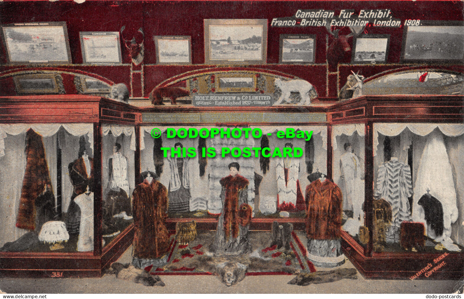 R484444 Canadian Fur Exhibition. Franco British Exhibition London - Other & Unclassified