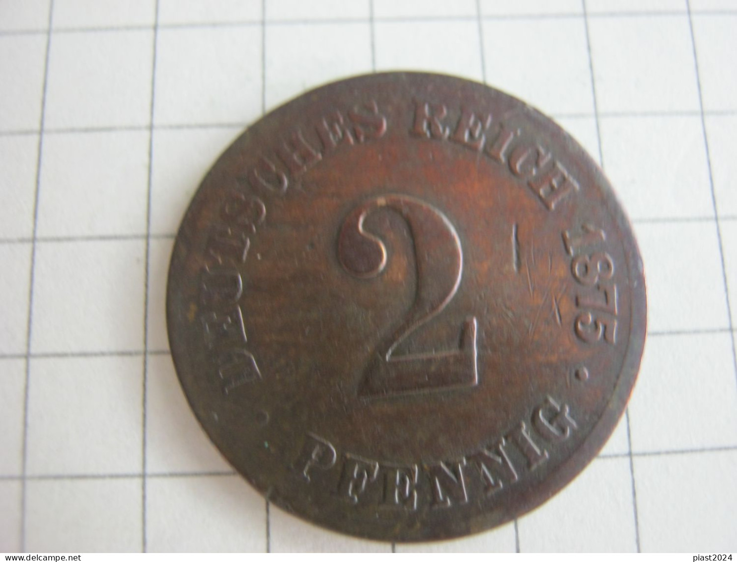 Germany 2 Pfennig 1875 C - 2 Pfennig