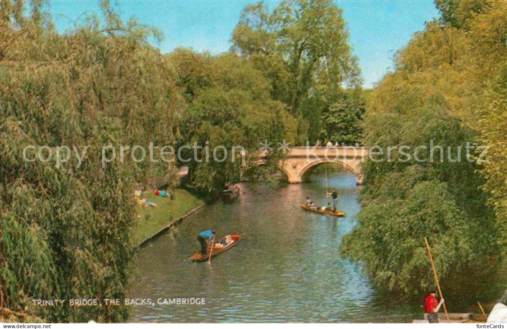 72647200 Cambridge Cambridgeshire Trinity Bridge Backs  Cambridge - Altri & Non Classificati