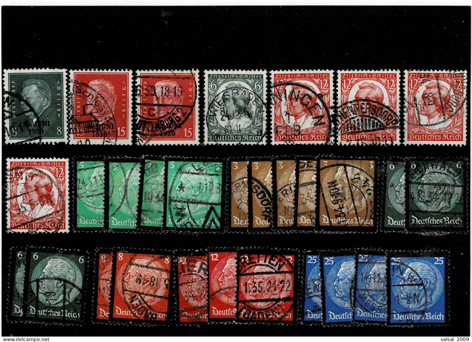 GERMANIA REICH ,30 Pezzi Usati ,in Genere Qualita Ottima - Used Stamps