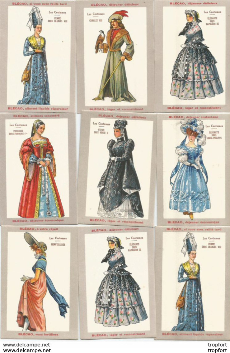 JU / Chromo CROMO IMAGE LOT DE 48 CHROMOS Les COSTUMES BLECAO Costume Habit - Other & Unclassified