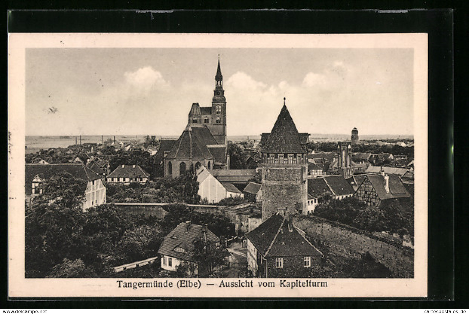 AK Tangermünde /Elbe, Aussicht Vom Kapitelturm  - Tangermuende