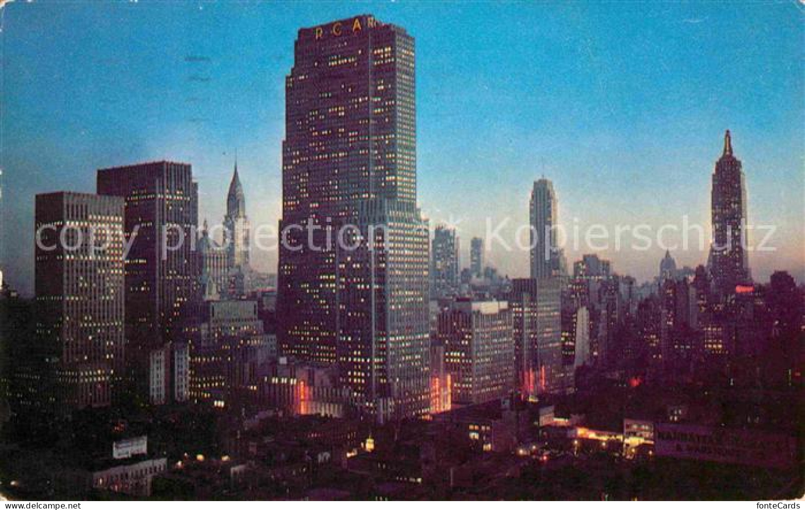 72634015 New_York_City Manhattan RCA Bldg Chrysler Bldg And Empire State Bldg - Other & Unclassified