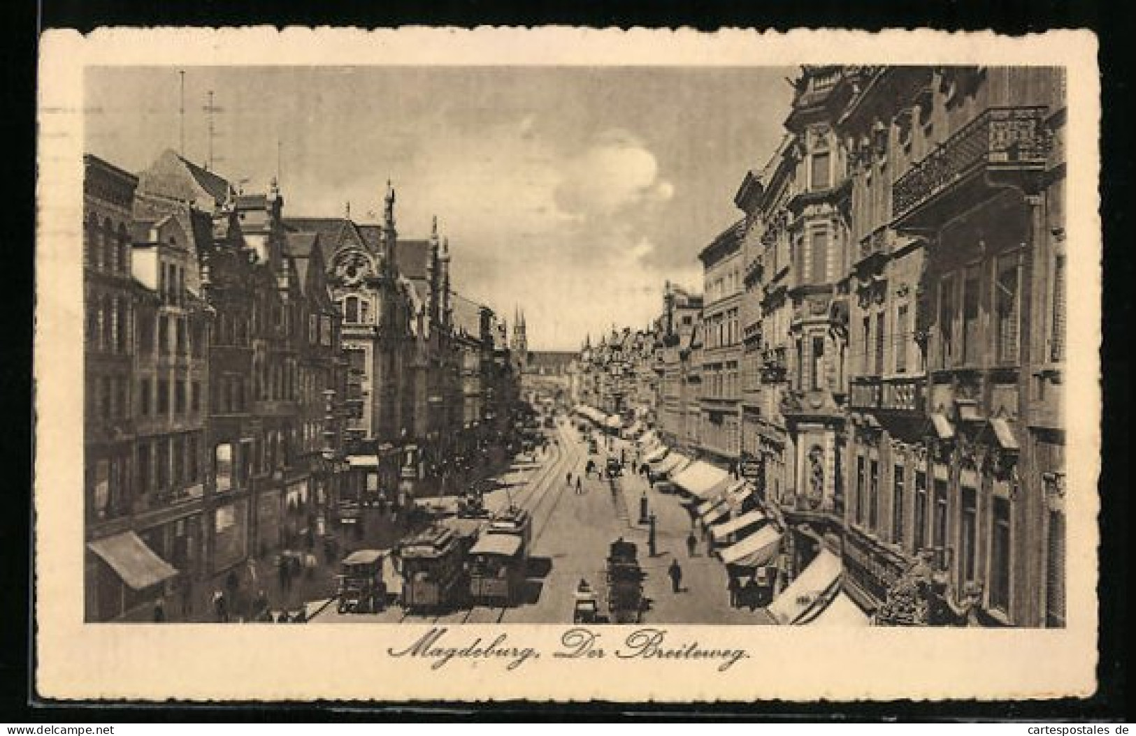 AK Magdeburg, Breiteweg Aus Der Vogelschau  - Maagdenburg