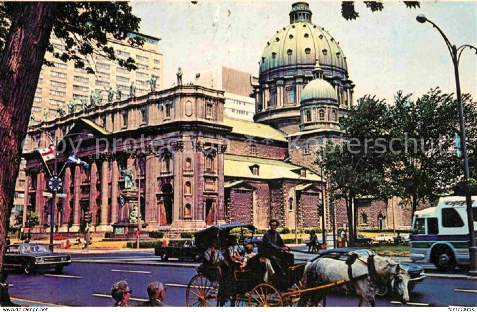 72625697 Montreal Quebec Mary Queen Of The World St James Cathedral Pferdedrosch - Non Classés