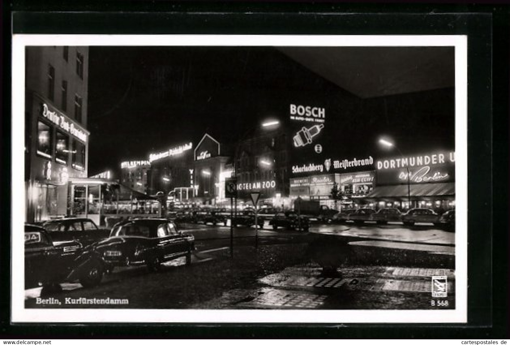 AK Berlin-Charlottenburg, Kurfürstendamm Bei Nacht  - Charlottenburg