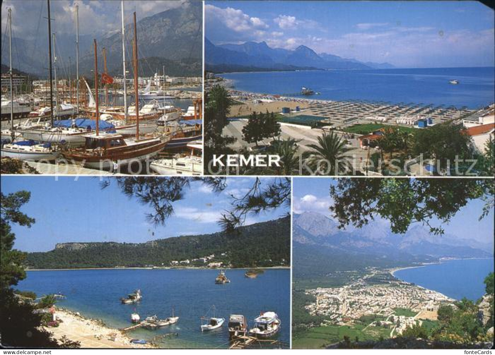 72546614 Kemer Hafen Teilansicht Panorama Gesamtansicht   Kemer - Turkey