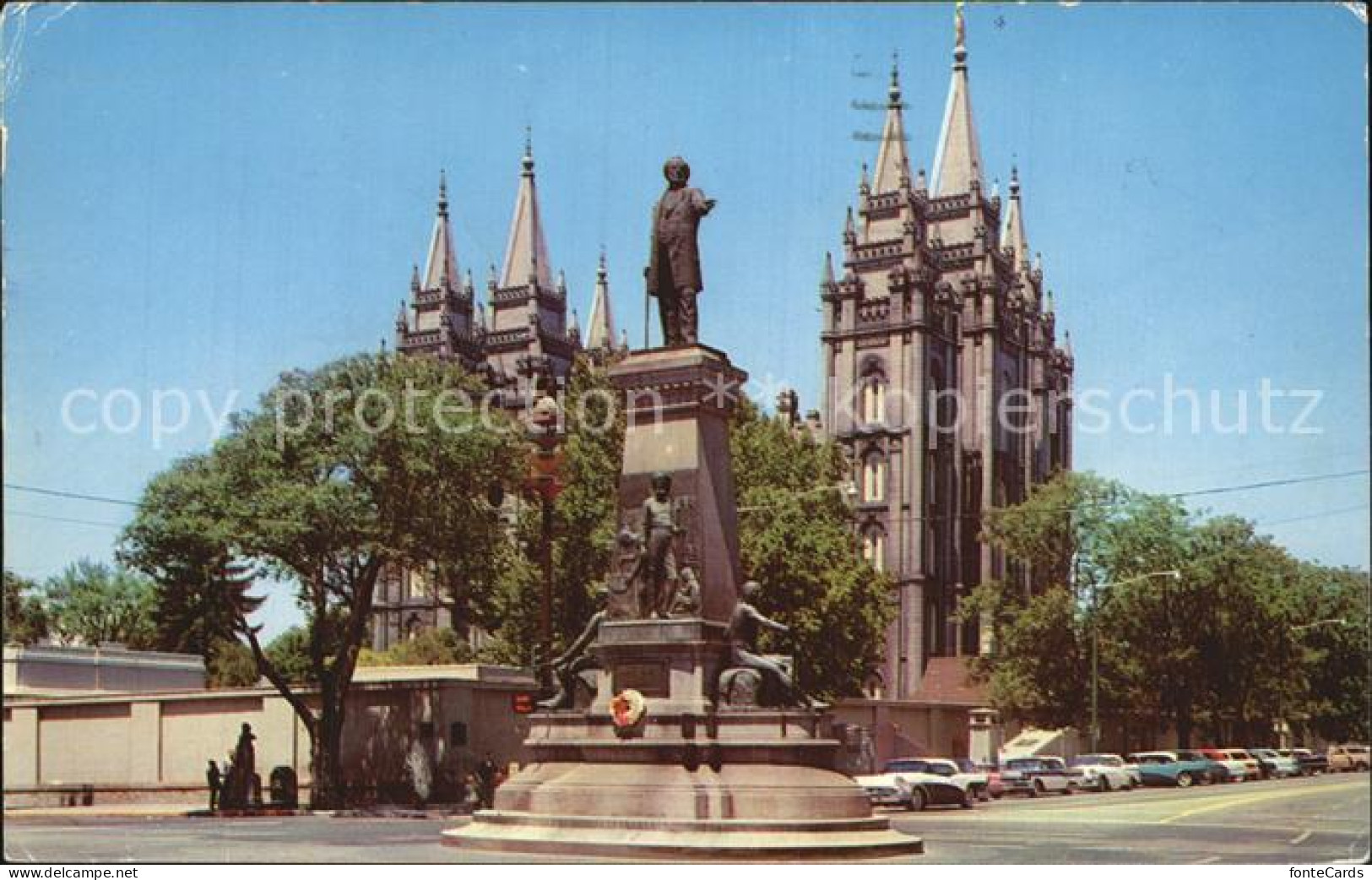 72542200 Salt_Lake_City Brigham Young Monument - Autres & Non Classés