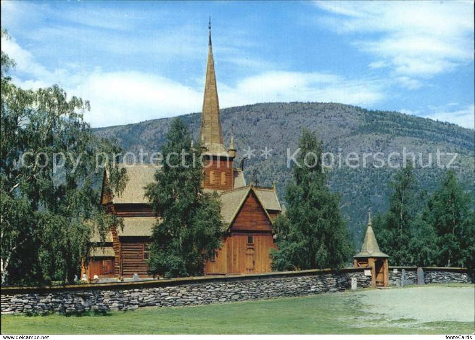 72541895 Norge Norwegen Lom Stavkirke Norwegen - Norvège