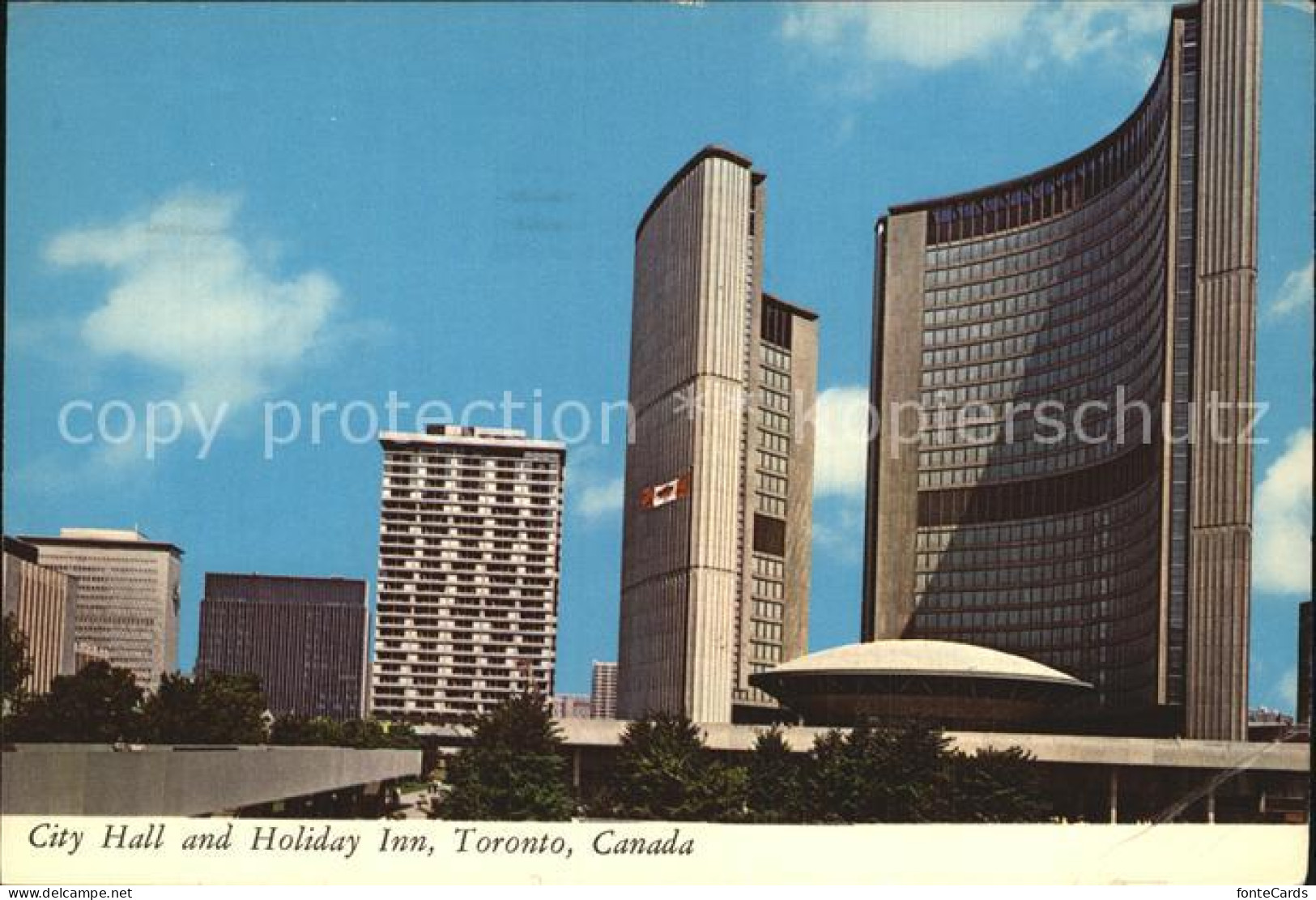 72537529 Toronto Canada City Hall And Holiday Inn  - Non Classés